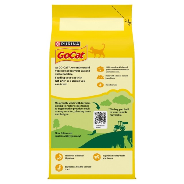 Go-Cat herring with vegetables dry cat food 2kg, UK version