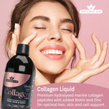 Natures Aid collagen liquid strawberry & lime 500ml, imported from the UK