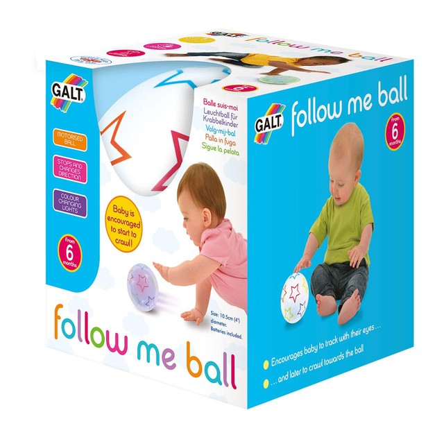James Galt Follow Me Ball motorised baby toy - British product