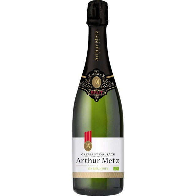 Arthur Metz Organic Crémant d'Alsace Brut 75cl - British product