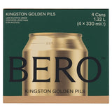 Bero Brewing Kingston Golden Pils non-alcoholic lager, UK version