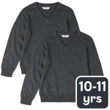 M&S children's cotton jumper in grey size 10-11 years imported from the UK
