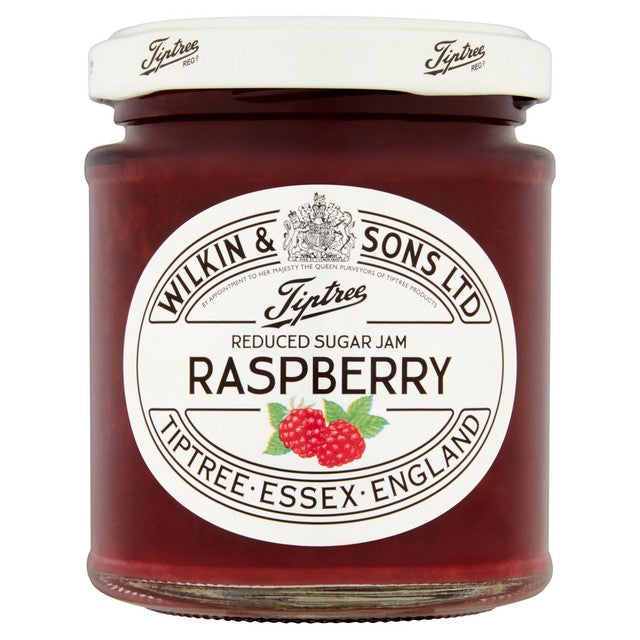 Tiptree raspberry reduced sugar jam 200g (British brand)