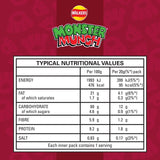 Monster Munch BBQ Sauce Chickpea Crisps multipack 120g, imported from the UK