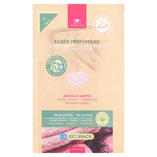 Cristalinas scented sachet Fluffy Towels 7g - British product