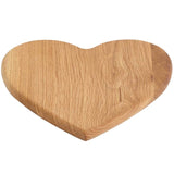 M&S heart-shaped solid wood chopping board, imported from the UK
