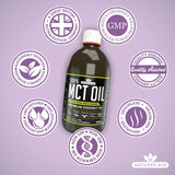 Natures Aid MCT oil 500ml, imported from the UK