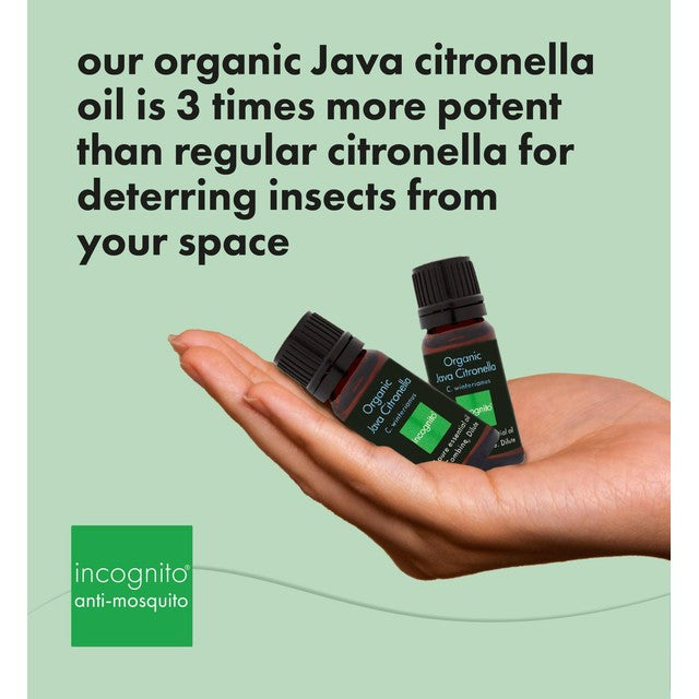 Incognito organic citronella oil insect repellent essential oil 10ml, UK version