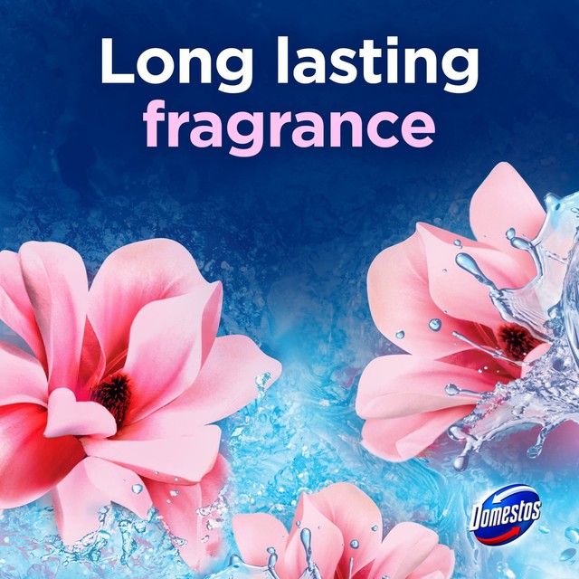Domestos Power 5 Pink Toilet Rim Block - British product