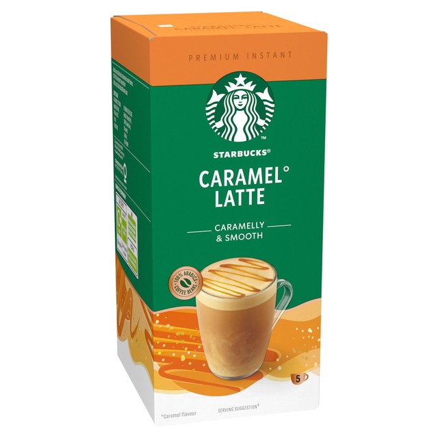 Starbucks caramel latte instant coffee sachets (British brand)