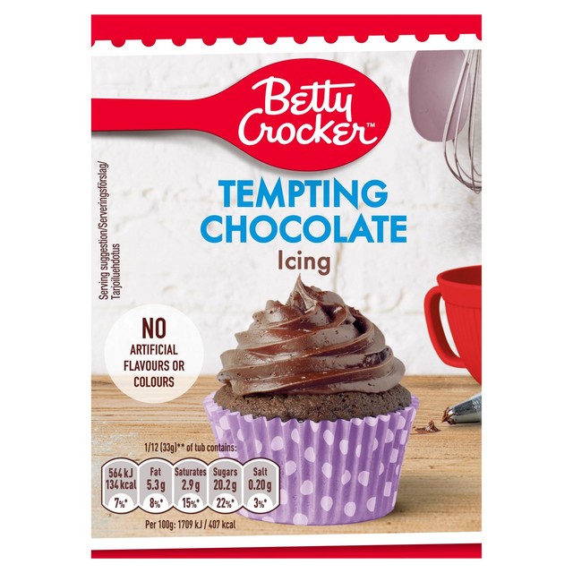 Betty Crocker chocolate cake icing 400g - British product