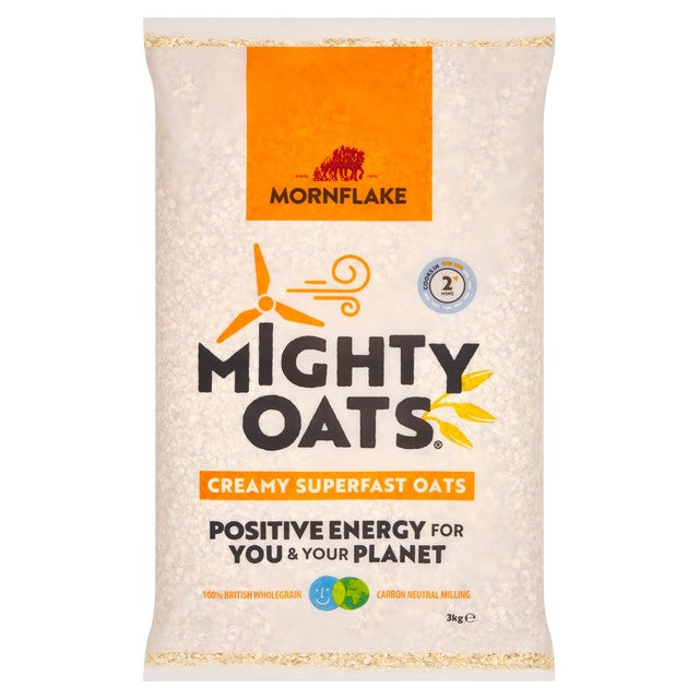 Mornflake Superfast Oats 3kg, imported from the UK