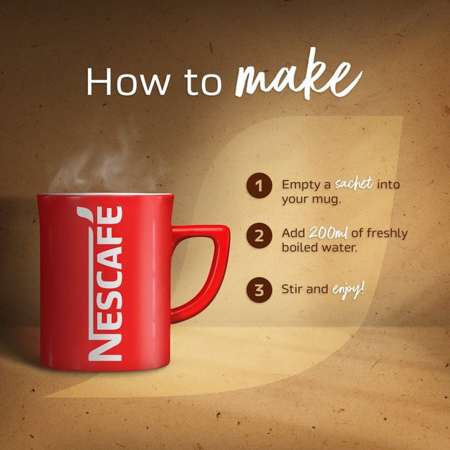 Nescafe Caramel instant coffee mix 12 packets - British product