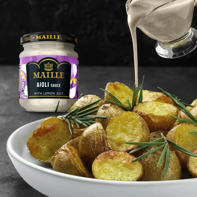 Maille aioli garlic sauce with black pepper 185g, imported from the UK