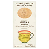 Miller's Lemon Ginger biscuits 140g, imported from the UK
