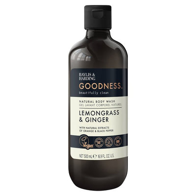 M&S Baylis & Harding Goodness Lemongrass & Ginger Body Wash 500ml- Buy online at McGrocer