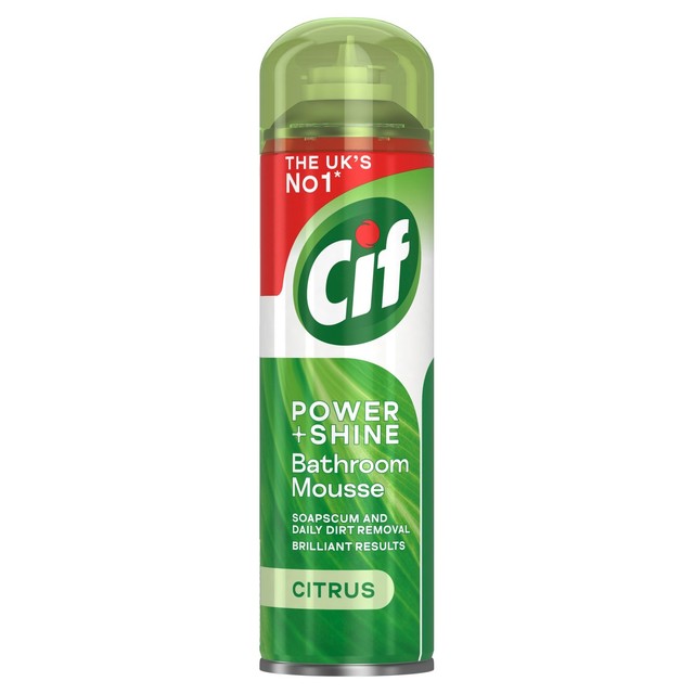 Cif citrus bathroom cleaner mousse 500ml - British product
