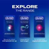 Durex Intense Ribbed & Dotted Regular Fit Condoms 18 Pack - British product