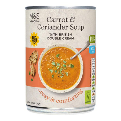 M&S Karotten- & Koriander-Suppe Dosensuppe 400g