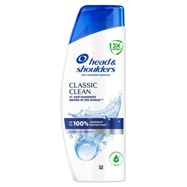 Head & Shoulders Classic Clean shampoo, imported from the UK