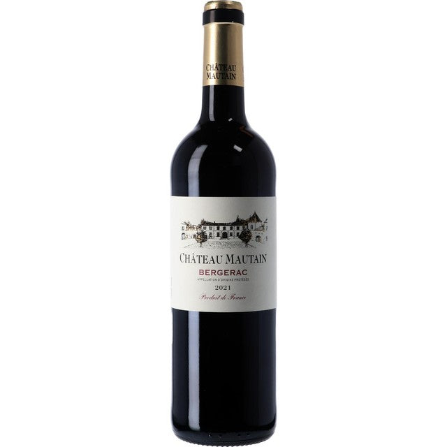 Ch Mautain Bergerac Rouge red wine 75cl - British product