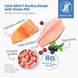 Catit Oceanfish dry cat food 2kg - British product
