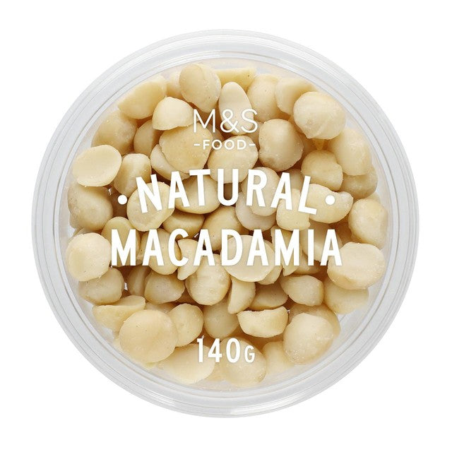 M&S macadamia nuts 140g, imported from the UK