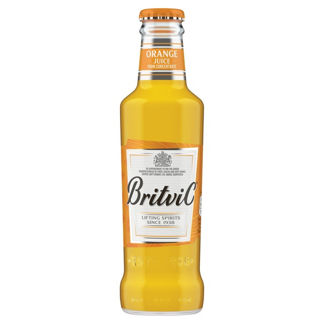Britvic orange juice from concentrate 24 x 200ml - British product