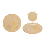 RSW gold metallic charger plate, imported from the UK
