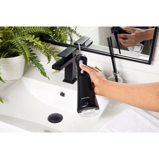 Waterpik Cordless Plus Black water flosser (British brand)