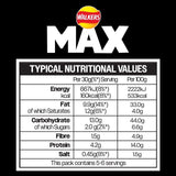 Walkers Max jalapeno and cheese flavour coated peanuts 175g (British brand)