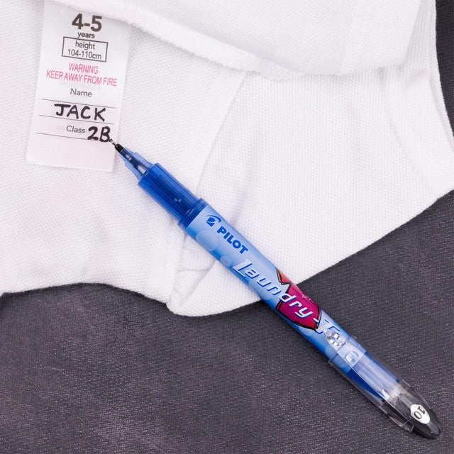 Pilot Laundry-Tec Marker Pen Black, imported from the UK