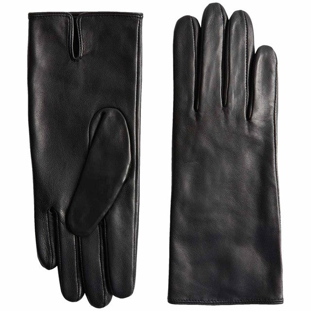 M&S leather gloves black size L, imported from the UK