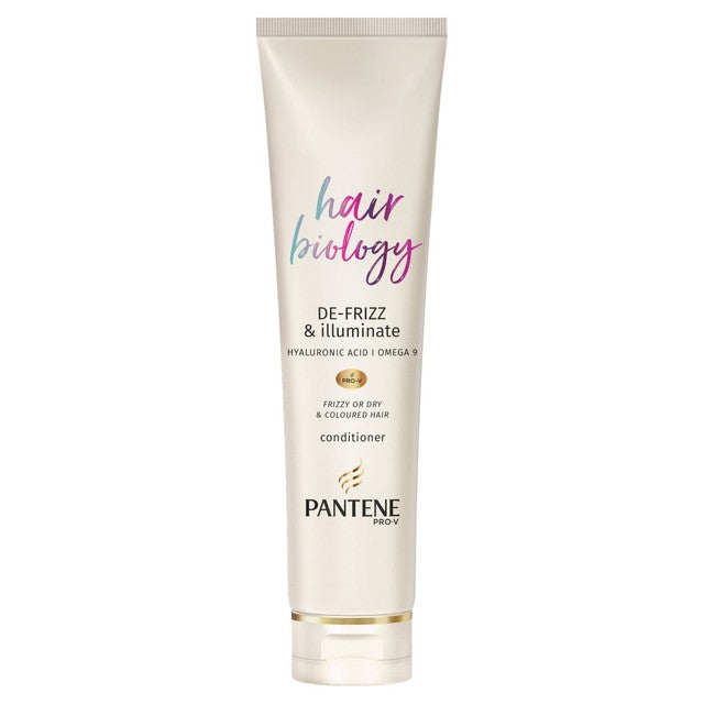 Pantene Hair Biology Defrizz & Illuminate Conditioner 160ml, imported from the UK
