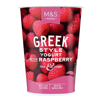 M&S M&S Griechischer Joghurt mit Himbeere 450g - Online bei McGrocer kaufen