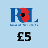 Poppy Appeal 5 Monetary Donation 2024 Only available as part of a regular shop cannot be bought in isolation