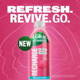 Volvic Recharge raspberry flavoured water, imported from the UK