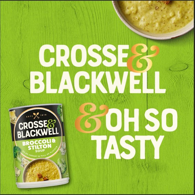 Crosse & Blackwell Broccoli & Stilton soup 400g can - British product