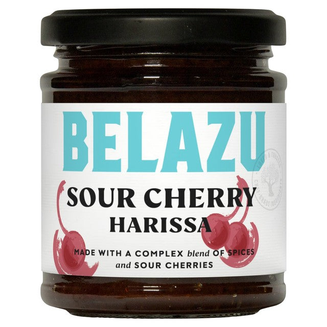 Belazu sour cherry harissa paste 170g - British product