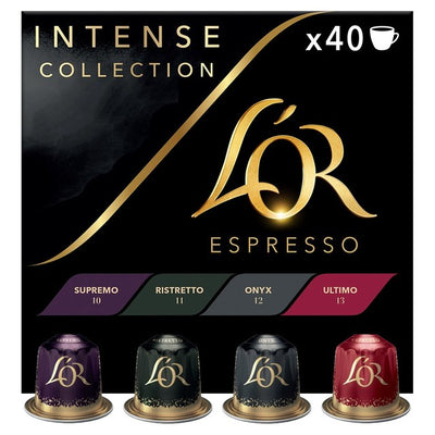 L'OR Intense Assortment Coffee Capsules 40 Pods