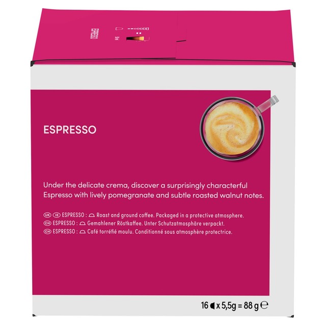 Dolce Gusto espresso pods pack of 16, imported from the UK