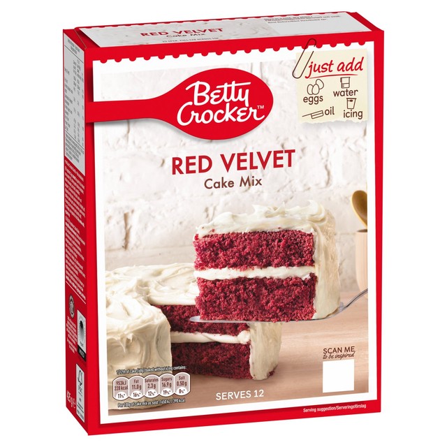 Betty Crocker Red Velvet Cake Mix 450g - British product