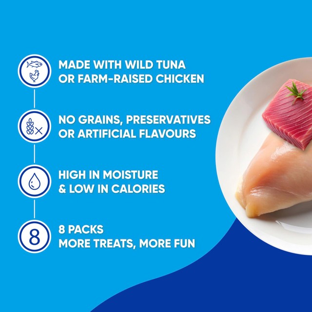 Churu cat treats Fun Bites Tuna Recipe, UK version