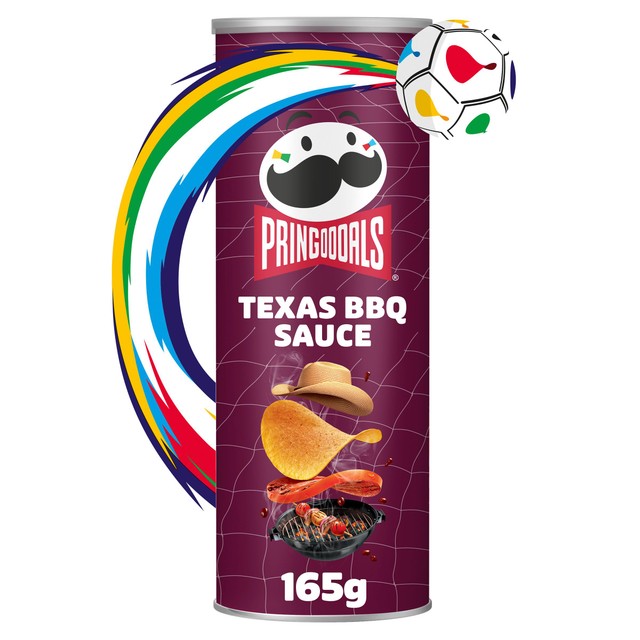 Pringles crisps Texas BBQ sharing tube - British product