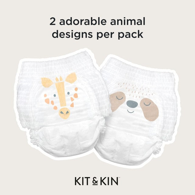 Kit & Kin Hypoallergenic Nappy Pants size 7 17+kg, UK version