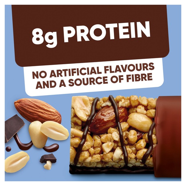 Kellogg's Protein Cereal Bar dark chocolate almond 4x35g, UK version