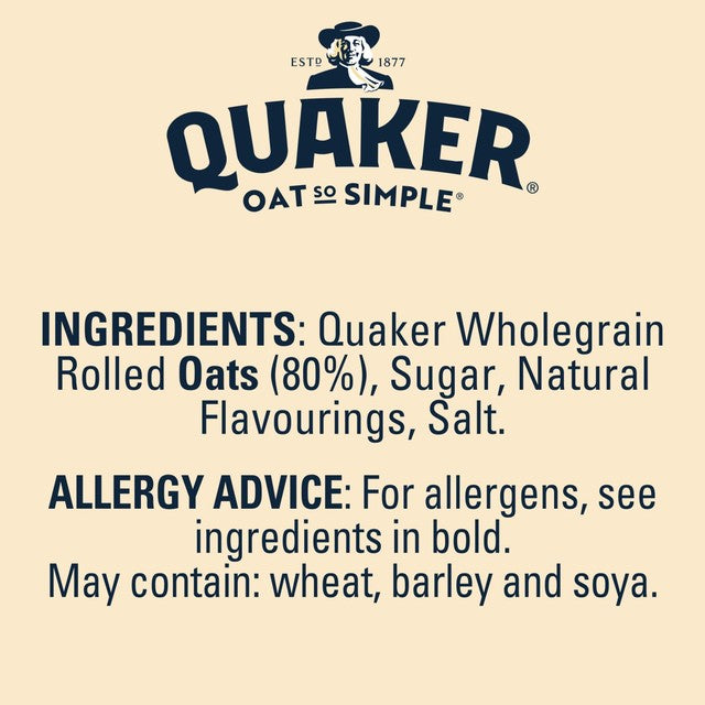 Quaker banana porridge sachets 10 sachets, imported from the UK