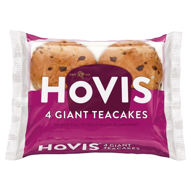 Hovis 4 large teacakes, UK version