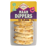 Pataks Mini Dippers naan breads, imported from the UK