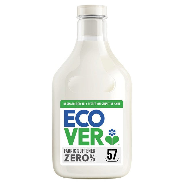 Ecover Zero Non Bio concentrated fabric softener, imported from the UK